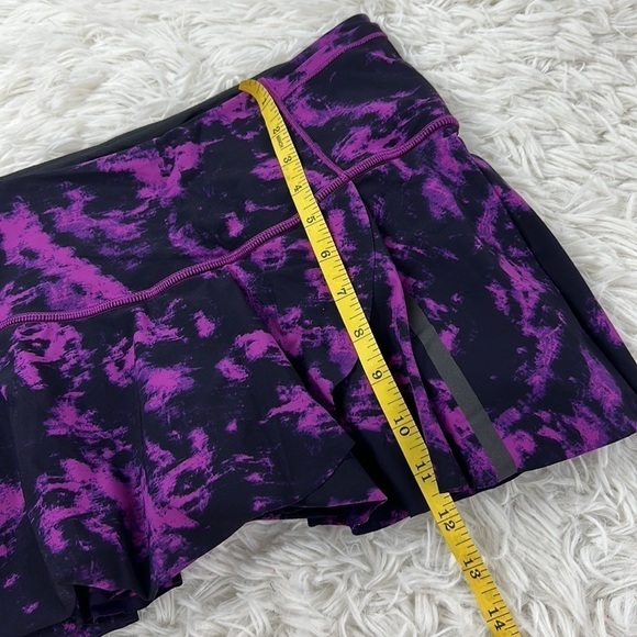 Lululemon Hit Your Stride Skirt Breezie Regal Plum Black / Black - Picture 3 of 10